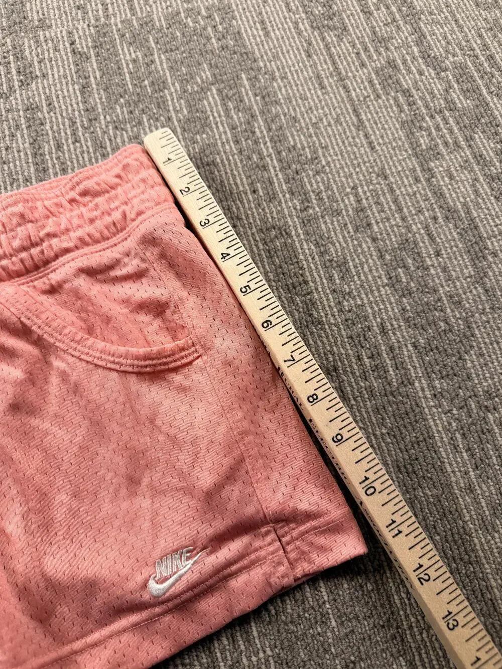 Nike Shorts Womens Small Pink Mesh Elastic Waist Running Training Athletic